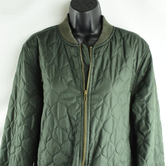 Mossimo Water Resistant Green Jacket S/P - Picture 3 of 7
